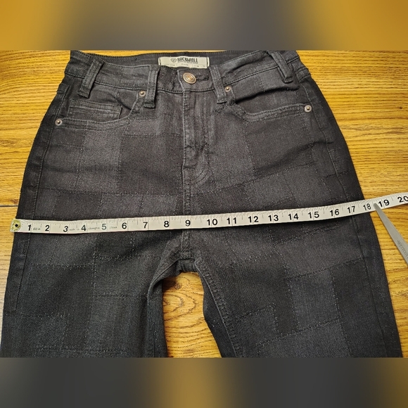 Rock & Roll denim flared Patchwork jeans women's, High Rise stretch, 26/34 - Picture 11 of 17